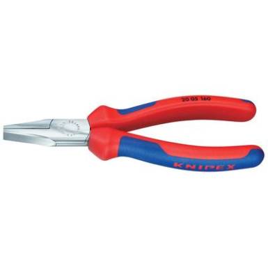 Laposfogó 140 mm, rövid, széles pofa, Knipex 20 05 140 Laposfogó 140 mm, rövid, széles pofa, Knipex 20 05 140