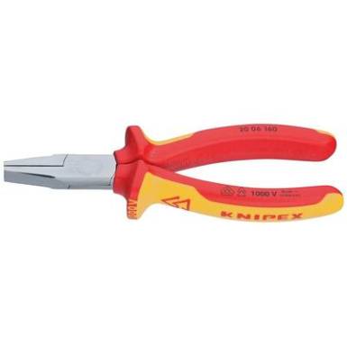 Laposfog&oacute; 160 mm, r&ouml;vid, sz&eacute;les pofa, Knipex 20 06 160