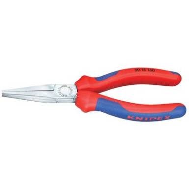 Hosszúcsőrű fogó 140 mm, hosszú, lapos, fogazott pofa, Knipex 30 15 140 Hosszúcsőrű fogó 140 mm, hosszú, lapos, fogazott pofa, Knipex 30 15 140