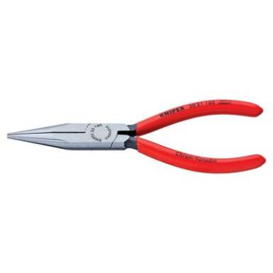 Hosszúcsőrű fogó 140 mm, hosszú, fél kerek, fogazott pofa, Knipex 30 21 140 Hosszúcsőrű fogó 140 mm, hosszú, fél kerek, fogazott pofa, Knipex 30 21 140