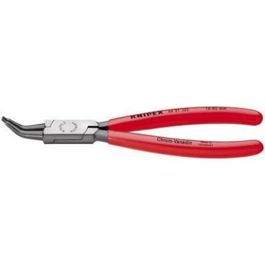 Seegergyűrű fogó belső gyűrűkhöz (furatok) 140 mm, befogás: 8-13 mm, 45°-ban hajlított, Knipex 44 31 J02 Seegergyűrű fogó belső gyűrűkhöz (furatok) 140 mm, befogás: 8-13 mm, 45°-ban hajlított, Knipex 44 31 J02