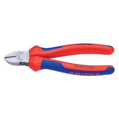 Oldalcsípőfogó DIN ISO 5749, lágy/közepes/kemény huzal max.: Ø 4/2,5/1,8 mm, Knipex 70 02 140 Oldalcsípőfogó DIN ISO 5749, lágy/közepes/kemény huzal max.: Ø 4/2,5/1,8 mm, Knipex 70 02 140