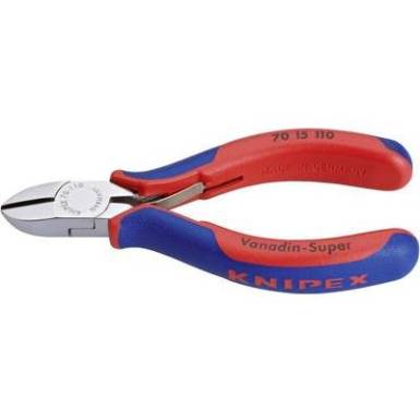 Oldalcsípőfogó, lágy/közepes/kemény huzal max.: Ø 3/2/1,2 mm, Knipex 70 15 110 Oldalcsípőfogó, lágy/közepes/kemény huzal max.: Ø 3/2/1,2 mm, Knipex 70 15 110