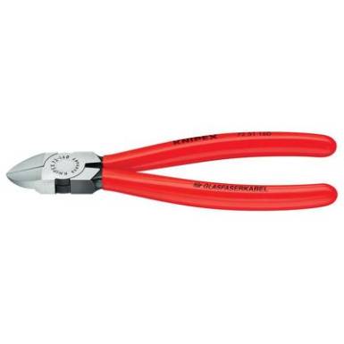 Oldalcsípő fényvezetőkhöz (üvegszál-kábel), Knipex 72 51 160 Oldalcsípő fényvezetőkhöz (üvegszál-kábel), Knipex 72 51 160