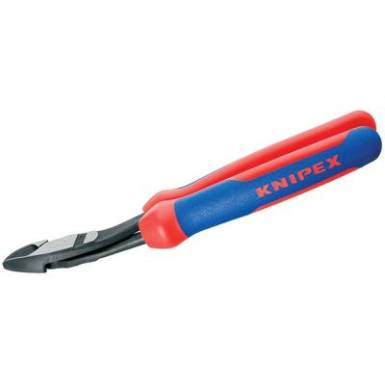 Erőkímélő oldalcsípőfogó, 12°-ban hajlított, közepes/kemény/zongora huzal max.: Ø 4,2/3/2,5 mm, Knipex 74 22 200 Erőkímélő oldalcsípőfogó, 12°-ban hajlított, közepes/kemény/zongora huzal max.: Ø 4,2/3/2,5 mm, Knipex 74 22 200