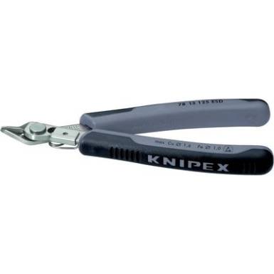 ESD Electronic Super Knips, INOX rozsdamentes acél fej, lágy/közepes huzal max.: Ø 1,6/1 mm, Knipex 78 13 125 ESD ESD Electronic Super Knips, INOX rozsdamentes acél fej, lágy/közepes huzal max.: Ø 1,6/1 mm, Knipex 78 13 125 ESD