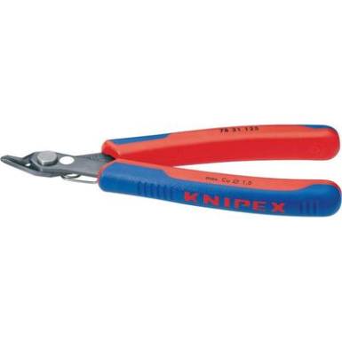 Electronic Super Knips, barn&iacute;tott, INOX rozsdamentes ac&eacute;l fej, l&aacute;gy huzal max.: &Oslash; 1 mm, Knipex 78 31 125