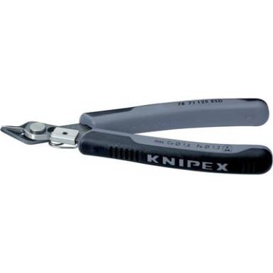 ESD hegyescsőrű elektronikai csípőfogó 125 mm Knipex Super-Knips 78 71 125 ESD ESD hegyescsőrű elektronikai csípőfogó 125 mm Knipex Super-Knips 78 71 125 ESD