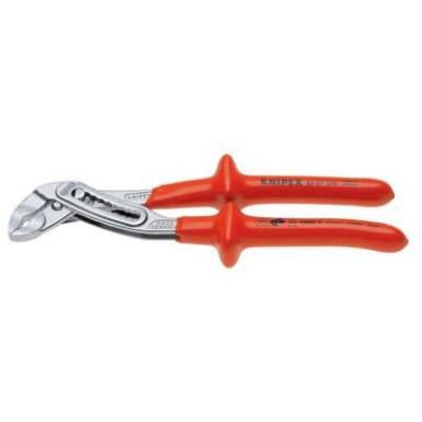 VDE vízszivattyú fogó 250 mm, krómozott, befogás: Ø 50 mm (2"), Knipex Alligátor 88 07 250 VDE vízszivattyú fogó 250 mm, krómozott, befogás: Ø 50 mm (2"), Knipex Alligátor 88 07 250