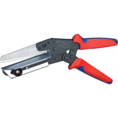 Olló kábelcsatornákhoz 275 mm, barnított, vágóérték max. 6 mm, Knipex 95 02 21 Olló kábelcsatornákhoz 275 mm, barnított, vágóérték max. 6 mm, Knipex 95 02 21