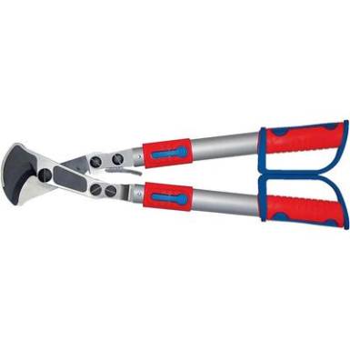 Racsnis elvű kábelolló 570 mm, teleszkópos szárral, vágóérték: Ø 38 mm, Knipex 95 32 038 Racsnis elvű kábelolló 570 mm, teleszkópos szárral, vágóérték: Ø 38 mm, Knipex 95 32 038
