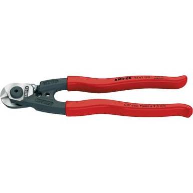 Drótkötélolló 190 mm, kovácsolt, vágóérték: Ø 7 mm, Knipex 95 61 190 Drótkötélolló 190 mm, kovácsolt, vágóérték: Ø 7 mm, Knipex 95 61 190