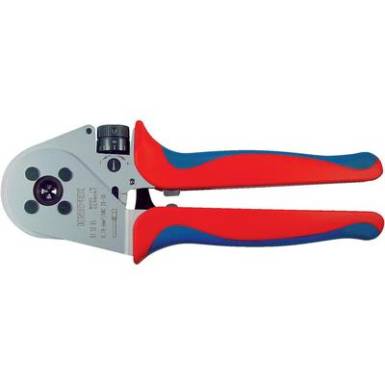 Négy tüskés sajtoló fogó elforgatott érintkezőkhöz, krómozott, Knipex 97 52 65 Négy tüskés sajtoló fogó elforgatott érintkezőkhöz, krómozott, Knipex 97 52 65