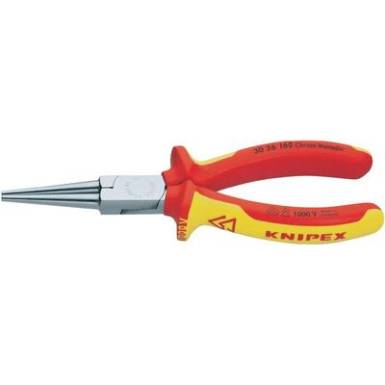 Kerekcsőrű fogó, VDE, DIN ISO 5745 szerint - KNIPEX 30 36 160 Kerekcsőrű fogó, VDE, DIN ISO 5745 szerint - KNIPEX 30 36 160