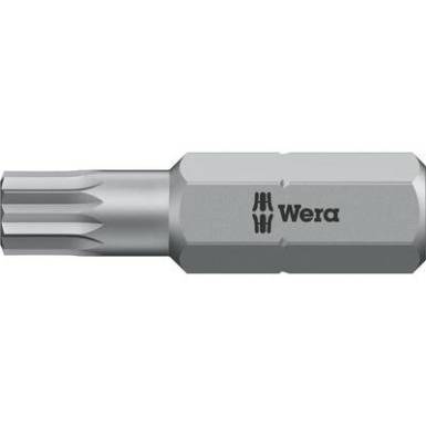 Sok&aacute;g&uacute; speci&aacute;lis XZN szersz&aacute;m BIT, &ouml;tv&ouml;z&ouml;tt ac&eacute;lb&oacute;l M8 1/4 (6.3 mm)behajt&oacute; sz&aacute;r Wera 860/1