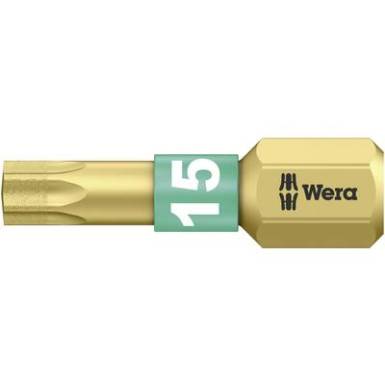 Gyémántbevonatos ötvözött szerszámacél Torx BIT, T 15 Wera 867/1 BDC TX15X25 05066102001 Gyémántbevonatos ötvözött szerszámacél Torx BIT, T 15 Wera 867/1 BDC TX15X25 05066102001