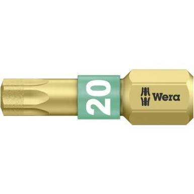Gyémántbevonatos ötvözött szerszámacél Torx BIT, T 20 Wera 867/1 BDC TX20X25 05066104001 Gyémántbevonatos ötvözött szerszámacél Torx BIT, T 20 Wera 867/1 BDC TX20X25 05066104001