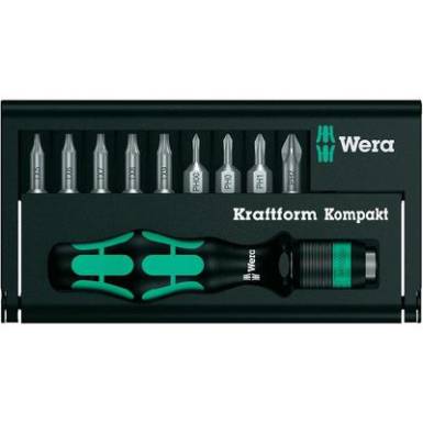 BIT készlet, 10 részes, kereszthornyú PH és Torx fejekkel Wera KRAFTFORM KOMPAKT 11 PLUS 05135942001 BIT készlet, 10 részes, kereszthornyú PH és Torx fejekkel Wera KRAFTFORM KOMPAKT 11 PLUS 05135942001