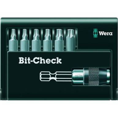 Edzett, ötvözött szerszámacél 7 részes Torx BIT készlet Wera 8067-6 TORX® BO /Z TORX BO 05056158001 Edzett, ötvözött szerszámacél 7 részes Torx BIT készlet Wera 8067-6 TORX® BO /Z TORX BO 05056158001