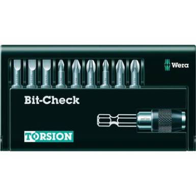 BIT készlet, 10 részes, egyeneshornyú, kereszthornyú PH, PZ fejekkel Wera 8100-9/TZ Bit-Check 05056161001 BIT készlet, 10 részes, egyeneshornyú, kereszthornyú PH, PZ fejekkel Wera 8100-9/TZ Bit-Check 05056161001