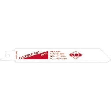 Szablyafűrészlap 5 részes készlet, acélhoz, színes fémekhez 150 mm RUKO 33189065 Szablyafűrészlap 5 részes készlet, acélhoz, színes fémekhez 150 mm RUKO 33189065