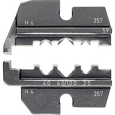 Krimpelő betétek krimpelő rendszerfogókhoz, Helios H4 szolár dugós csatlakozó (Amphenol), Knipex 97 49 59 Krimpelő betétek krimpelő rendszerfogókhoz, Helios H4 szolár dugós csatlakozó (Amphenol), Knipex 97 49 59