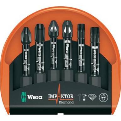 Torx BIT készlet, kereszthornyú PH, PZ és Torx 6 részes BIT készlet Wera Mini-Check Impaktor 4 05057695001 Torx BIT készlet, kereszthornyú PH, PZ és Torx 6 részes BIT készlet Wera Mini-Check Impaktor 4 05057695001