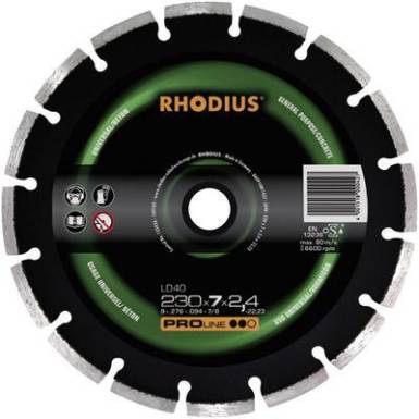 Gyémánt vágókorong, Ø 230 MM, Rhodius Gyémánt vágókorong, Ø 230 MM, Rhodius