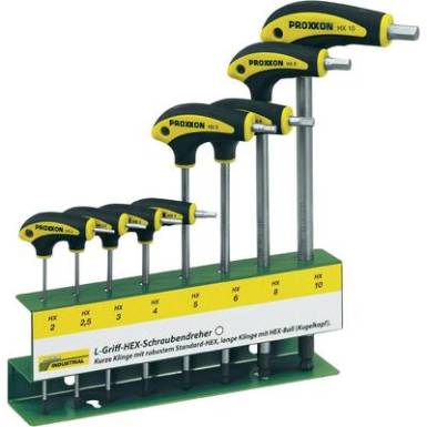 Proxxon Industrial 22 650 L-szárú imbuszkulcs készlet, 2 - 10 mm, 8 részes Proxxon Industrial 22 650 L-szárú imbuszkulcs készlet, 2 - 10 mm, 8 részes
