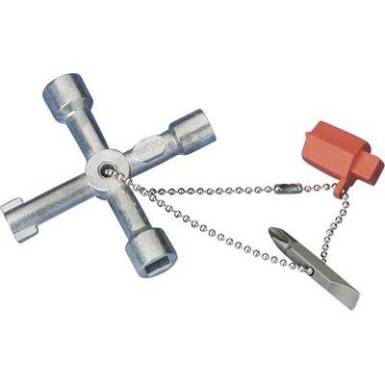 Elektromos kapcsolószekrény kulcs Knipex 00 11 03 Elektromos kapcsolószekrény kulcs Knipex 00 11 03