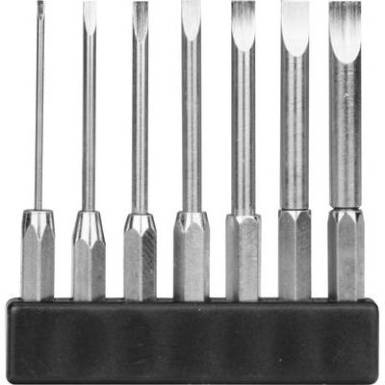 7 részes mini bit szortiment, egyenes pengéjű hosszú kivitel, 1-4 mm/45 mm, Donau MBS70 7 részes mini bit szortiment, egyenes pengéjű hosszú kivitel, 1-4 mm/45 mm, Donau MBS70