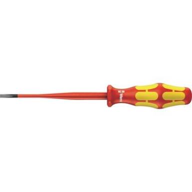 Egyenes pengéjű csavarhúzó Wera 160 iS 0,6 x 3,5 x 100 mm Pengeszélesség: 3.5 mm Penge hossz: 100 mm DIN EN 60900 Egyenes pengéjű csavarhúzó Wera 160 iS 0,6 x 3,5 x 100 mm Pengeszélesség: 3.5 mm Penge hossz: 100 mm DIN EN 60900