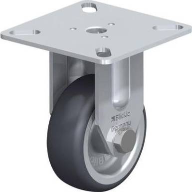 Fix gumigörgő, gumikerék Ø 50 mm csavarozható rögzítő lemezzel Blickle 380204 Fix gumigörgő, gumikerék Ø 50 mm csavarozható rögzítő lemezzel Blickle 380204