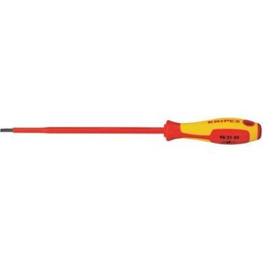 VDE egyenes csavarhúzó, penge szélesség: 4,5 mm, Knipex 98 20 45 VDE egyenes csavarhúzó, penge szélesség: 4,5 mm, Knipex 98 20 45