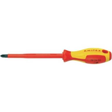 VDE kereszt csavarh&uacute;z&oacute;, PH 3, Knipex 98 24 03