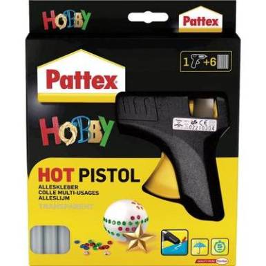 Pattex melegragsztó pisztoly 7 részes készlet PXP12 24/70 W 11 mm Pattex melegragsztó pisztoly 7 részes készlet PXP12 24/70 W 11 mm