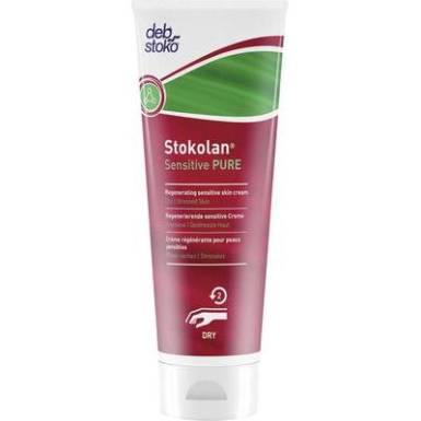Bőr&aacute;pl&oacute; k&eacute;zkr&eacute;m &eacute;rz&eacute;keny bőrre 100ml Stoko 99037946 Stokolan&reg; sensitive