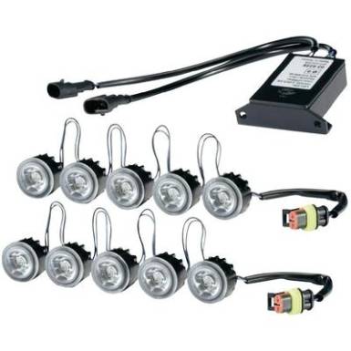 Hella LED-es autós fényszóró készlet, nappali dekorfény 5LED 30mm x 20mm LEDayFlex Hella LED-es autós fényszóró készlet, nappali dekorfény 5LED 30mm x 20mm LEDayFlex