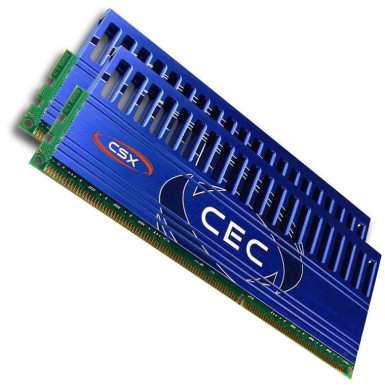 CSX 4GB DDR3 1600MHz Hutobordás Overclocking KIT (2x2GB)