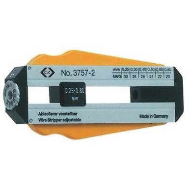 C.K. Csupaszoló szerszám - beállítható 6 kábelátmérőre Ø 0,25 - 0,80 mm 330013 C.K. Csupaszoló szerszám - beállítható 6 kábelátmérőre Ø 0,25 - 0,80 mm 330013