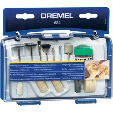 DREMEL 684 Tisztító- és polírozó készlet 20 részes, 26150684JA DREMEL 684 Tisztító- és polírozó készlet 20 részes, 26150684JA