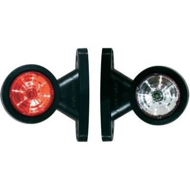 Szélességjelző pótkocsira, rövid rögzítő karral, piros/fehér, 12/24 V, SecoRüt 90328 Szélességjelző pótkocsira, rövid rögzítő karral, piros/fehér, 12/24 V, SecoRüt 90328