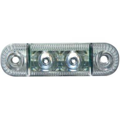 LED-es oldalsó helyzetjelző lámpa, rövid, fehér, 12/24 V, SecoRüt 61282 LED-es oldalsó helyzetjelző lámpa, rövid, fehér, 12/24 V, SecoRüt 61282