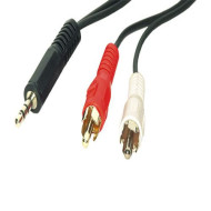 BRAND 3.5mm Jack - 2x RCA cable 2,5m CABLE-458/2.5