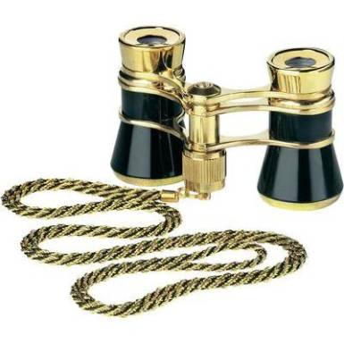 Színházi látcső lánccal, 3x25, fekete, Eschenbach Glamour Színházi látcső lánccal, 3x25, fekete, Eschenbach Glamour