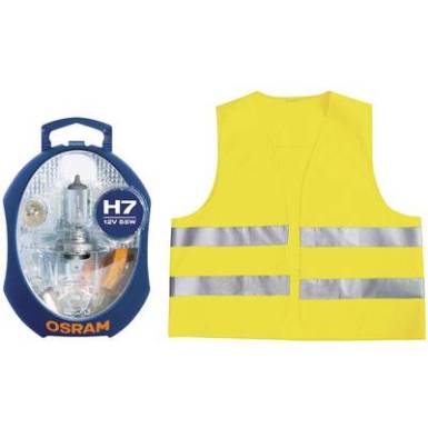 OSRAM Tartalék lámpa doboz + biztonsági mellény EN 471 H7 12 V 12 V 1 készlet PX26d (H x Sz x Ma) 115 x 90 x 60 mm OSRAM Tartalék lámpa doboz + biztonsági mellény EN 471 H7 12 V 12 V 1 készlet PX26d (H x Sz x Ma) 115 x 90 x 60 mm