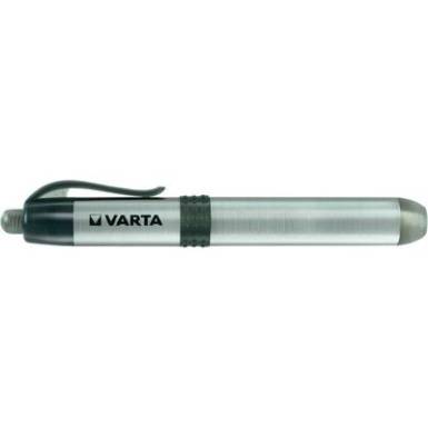 Golyóstoll formájú LED-es zseblámpa, ezüst, 15 óra, 16 g, VARTA 14611101421 Golyóstoll formájú LED-es zseblámpa, ezüst, 15 óra, 16 g, VARTA 14611101421