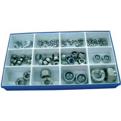 Toolcraft önbiztosító anya szortiment DIN 985 161 db Toolcraft önbiztosító anya szortiment DIN 985 161 db