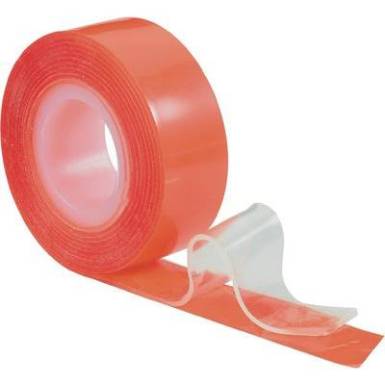 K&eacute;toldal&uacute; ragaszt&oacute;szalag, 1,5 m x 19 mm, TOOLCRAFT Power Zip