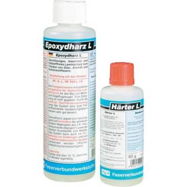 Epoxigyanta (200 g) és térhálósító L (80 g) Epoxigyanta (200 g) és térhálósító L (80 g)